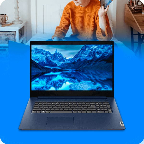 Laptop Lenovo 3 15IML05 Core i5-10210U 256GB SSD 8GB RAM 15.6" 1366x768 Touchscreen Win10 Color Azul Seminueva