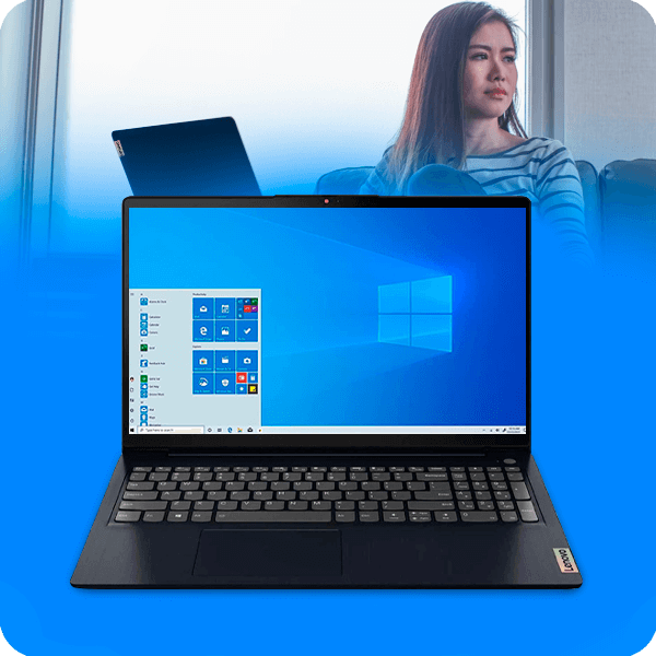 Laptop Lenovo 3 15ALC6 AMD Ryzen 7 5700U 512GB SSD 12GB RAM 15.6" 1920x1080 Touchscreen WIN10 Seminueva