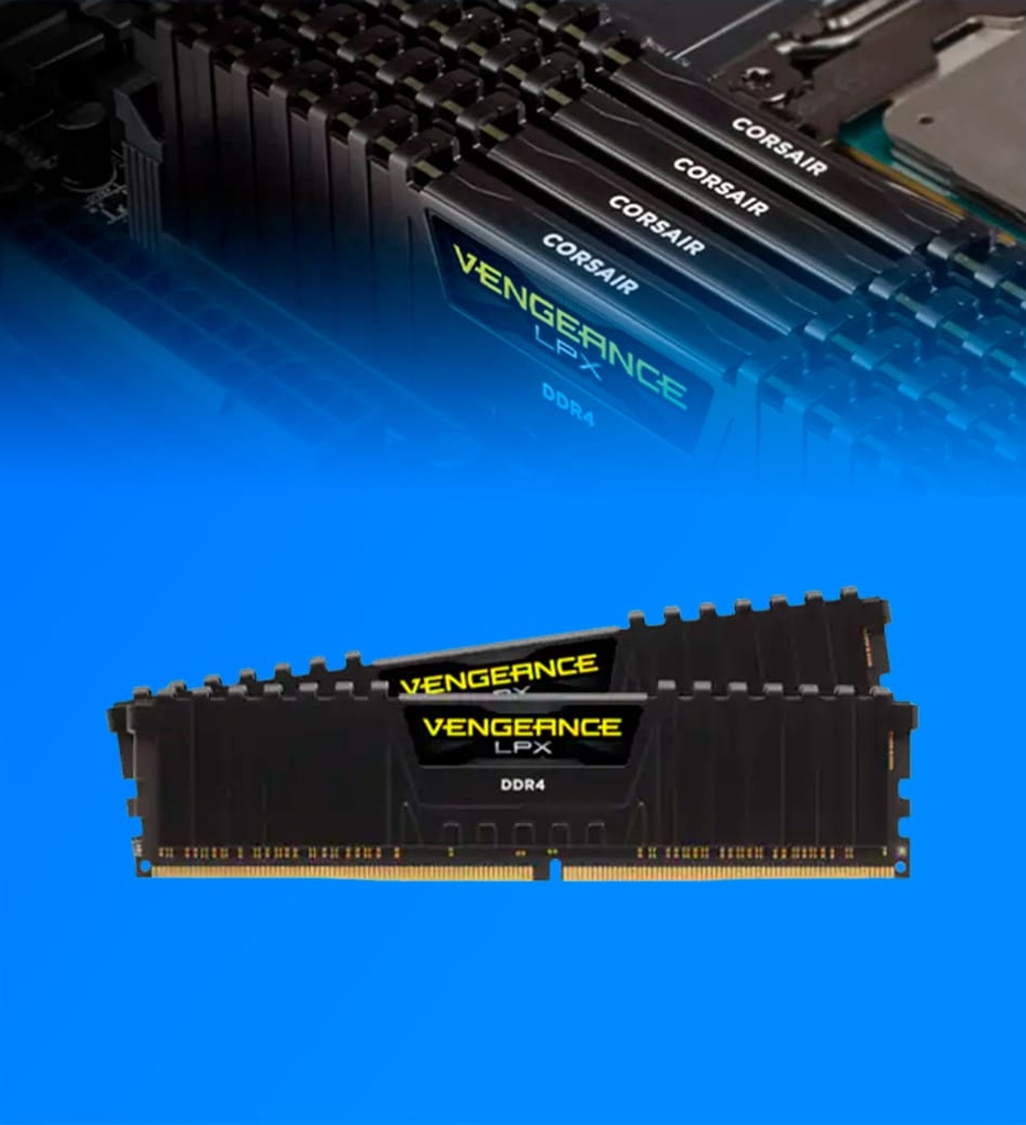 Memoria RAM Corsair CMK16GX4M2B3200C16 16GB 2 x 8GB DDR4 3200