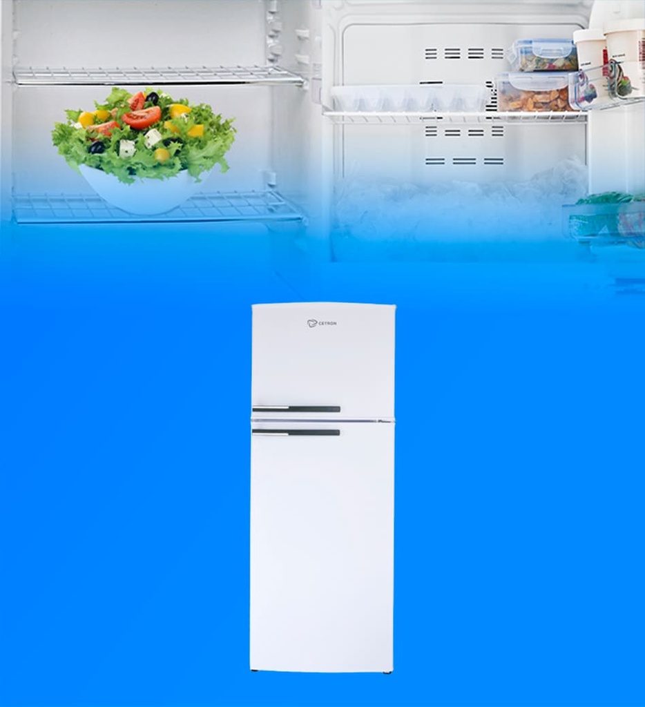 Refrigerador Cetron RCC390OVNB Ciclico 2 Puertas 13 Pies Cubicos Color Blanco