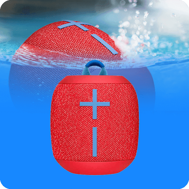 Bocina Logitech UE Wonderboom 2 Inalambrico Bluetooth Colo Rojo