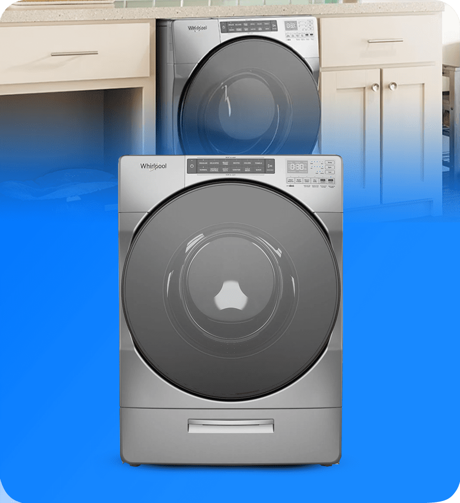 Lavasecadora Whirlpool 20Kg Electrica Con Dispensador Load&Go Carga Frontal Chrome Shadow