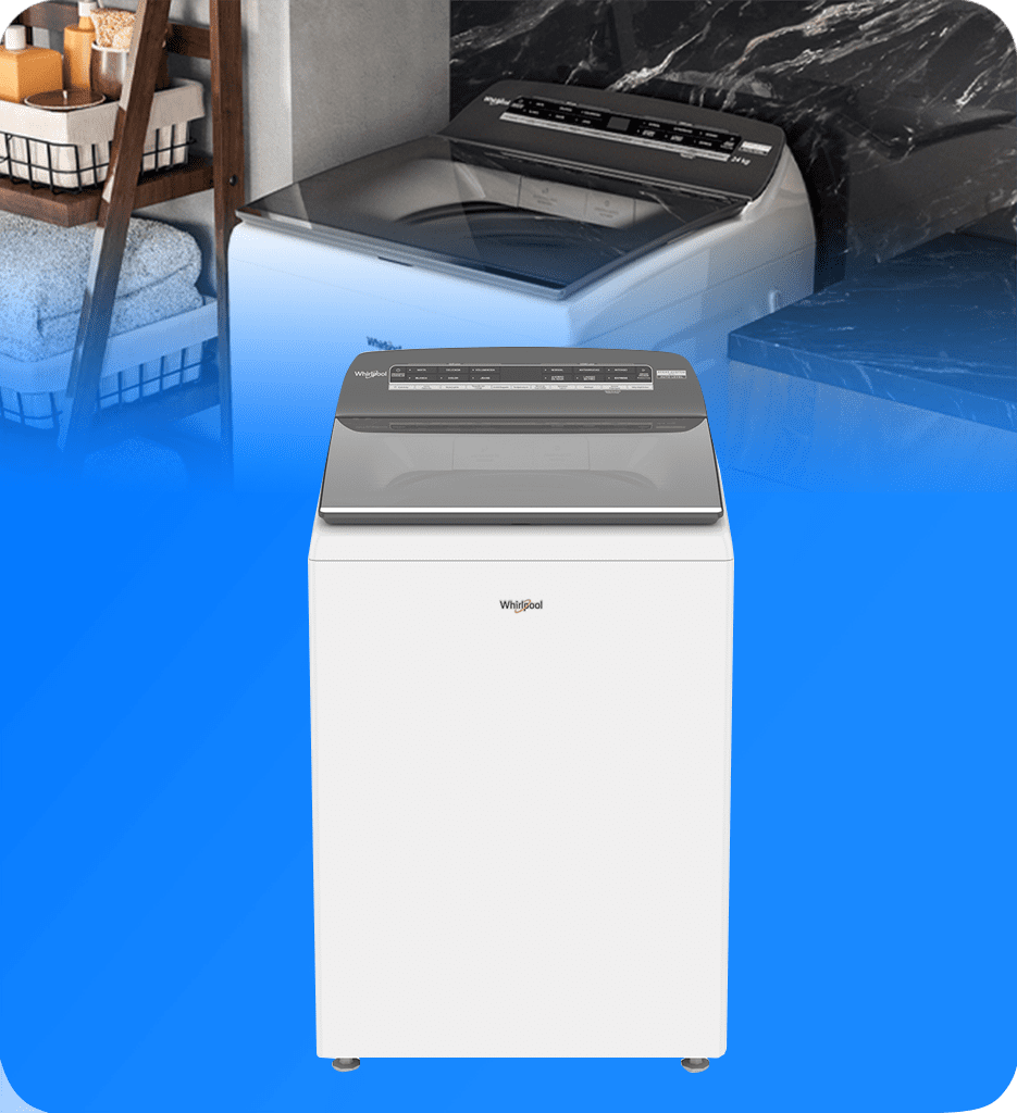 Lavadora Whirlpool Xpert Energy Saver Carga Superior 26Kg Smart Appliance Impeller Color Blanco