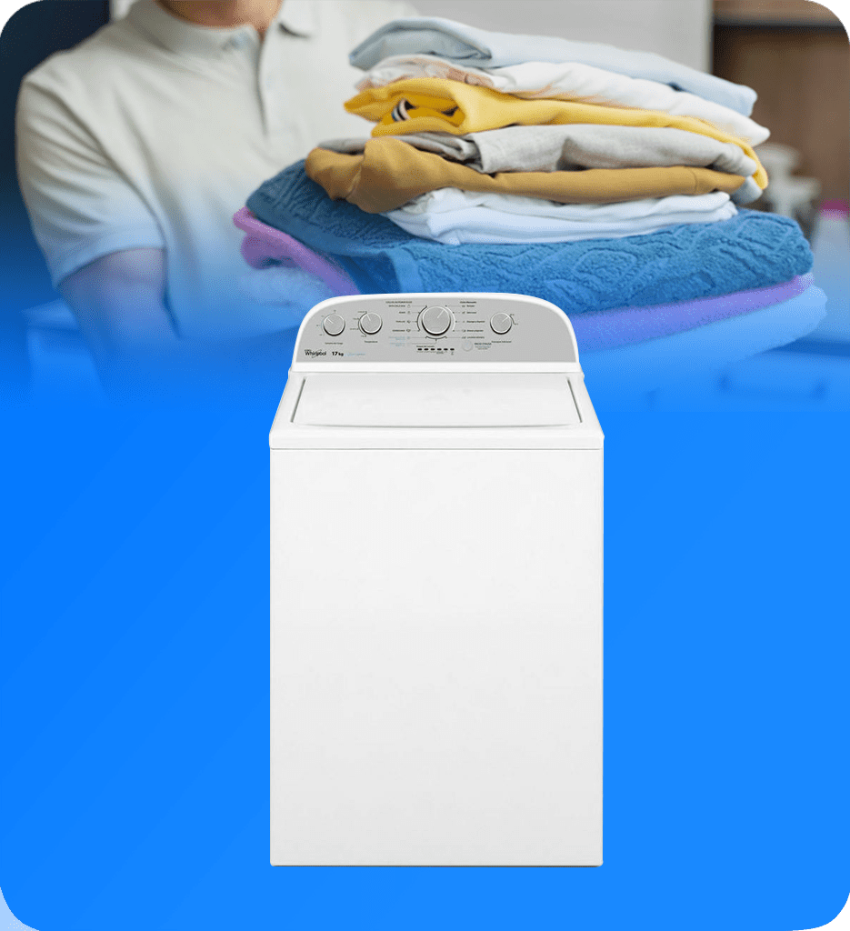 Lavadora Whirlpool Atlantis Carga Superior 17Kg Xpert System Con agitador Color Blanco