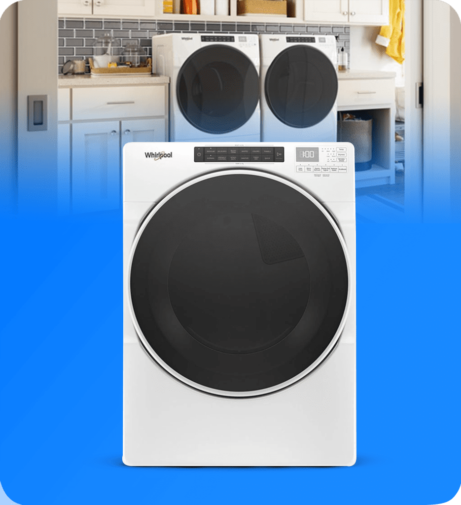 Secadora Whirlpool Carga Frontal Electrica 20Kg Alta Eficiencia HE Color Blanco