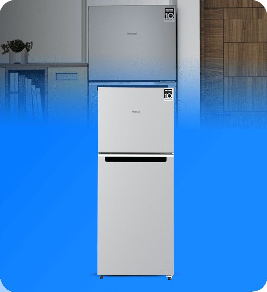 Refrigerador Whirlpool Top Mount 332L 12 Pies Cubicos Xpert Energy Saver Color Gris