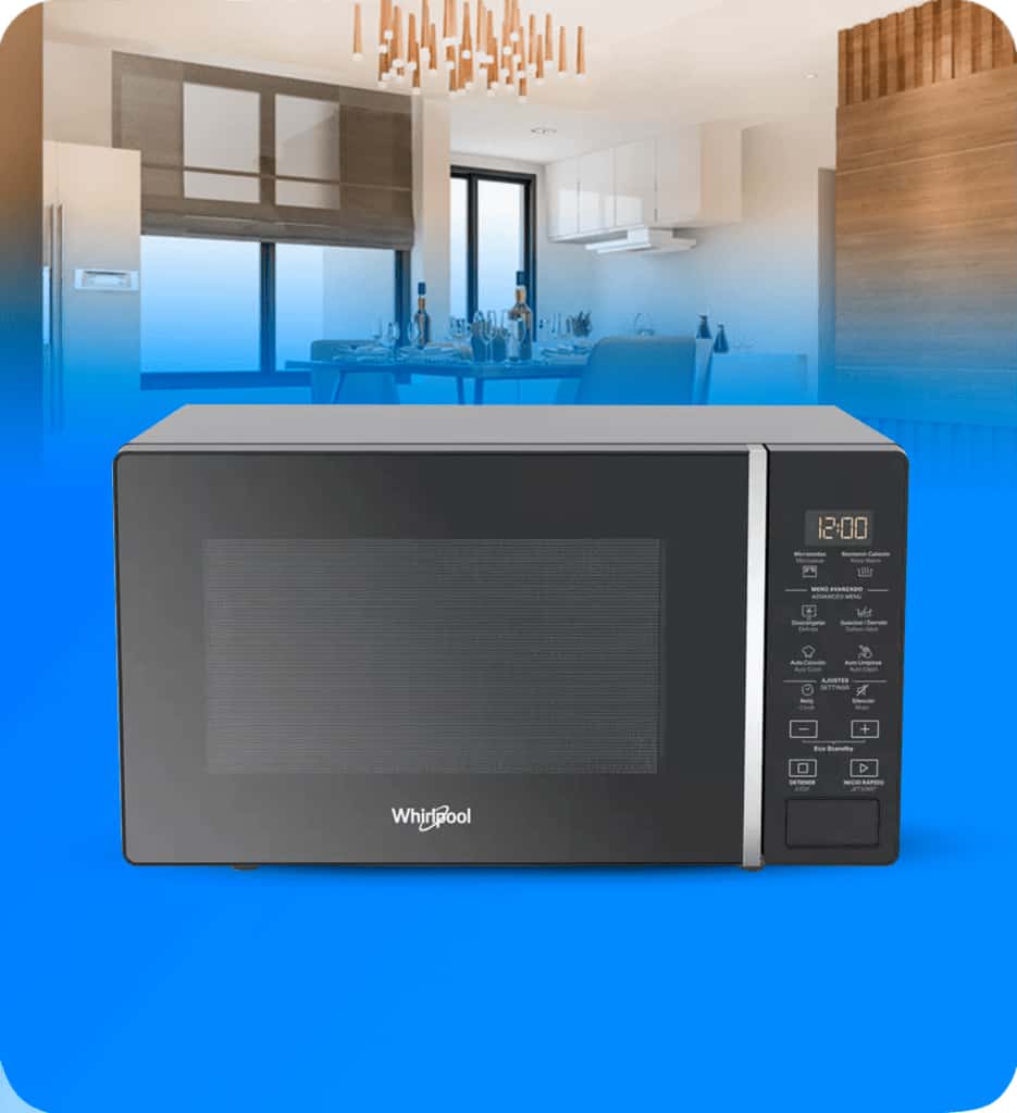 Microondas Whirlpool WM1807B 0.7P³ Color Negro