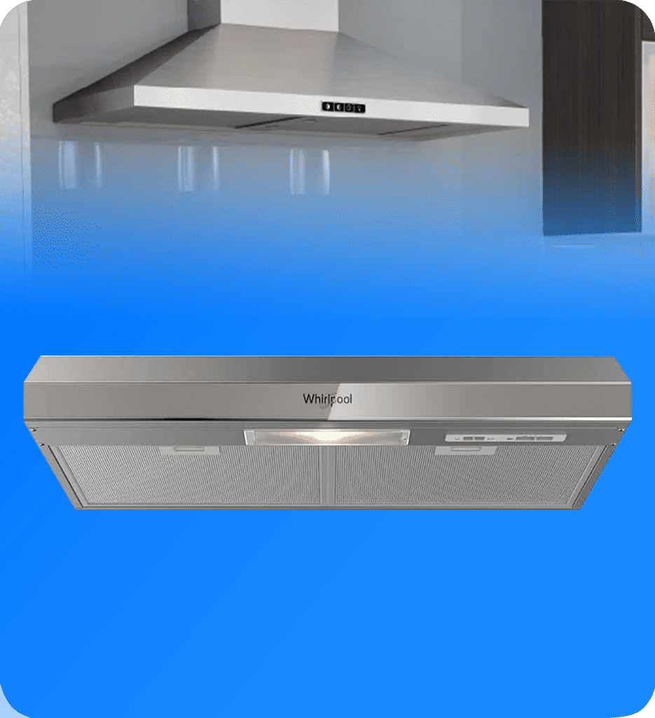 Campana Whirlpool de Pared 76 CM Acero Inoxidable
