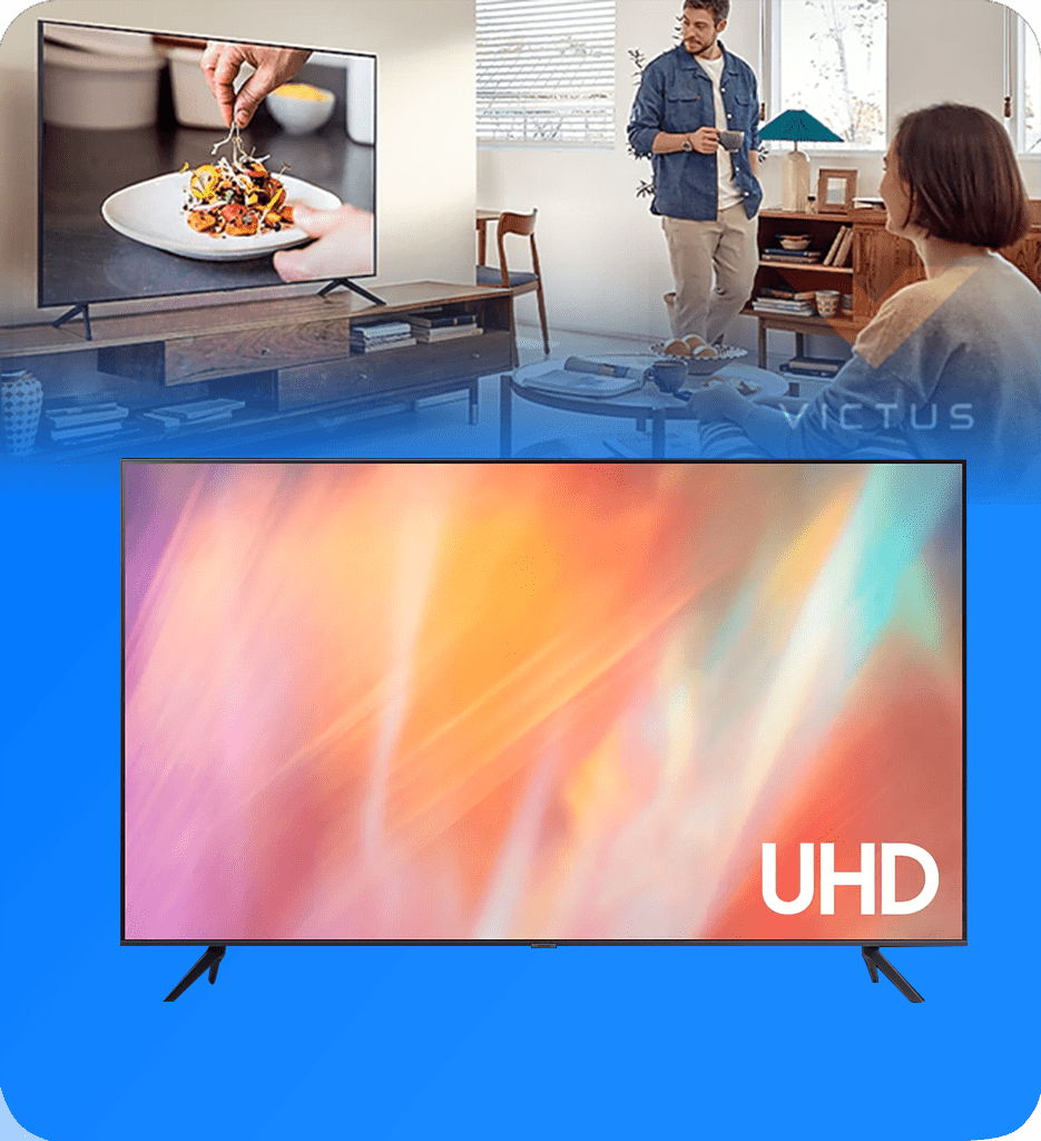 Televisor Samsung 60" 4K Smart 3840x2160 Crystal Processor