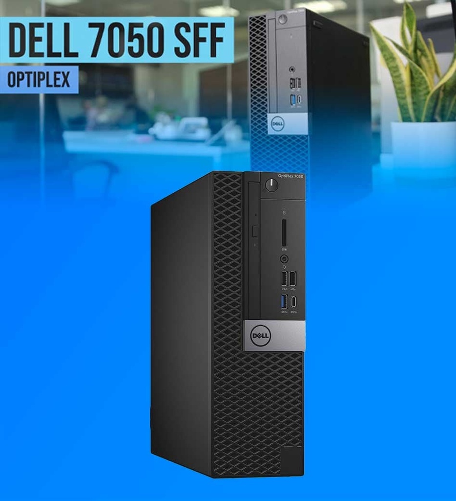 CPU Dell Optiplex 7050 SFF Core i7-6700 6ta Gen 16GB RAM 500GB HDD Seminuevo