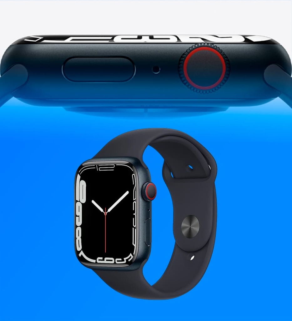 Reloj Inteligente Apple Watch Series 7 GPS Celular 45mm Banda Color Medianoche