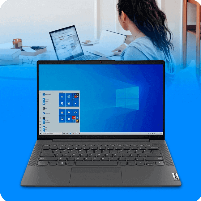Laptop Lenovo 5 14ITL05 Core i5-1135G7 512GB SSD 16GB RAM 14" 1920x1080 WIN10 Color Gris Grafito Seminueva