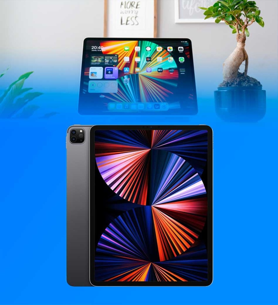 Tablet Apple 12.9" iPad Pro M1 Chip 128GB Wi-Fi + 5G LTE Color Gris Espacial