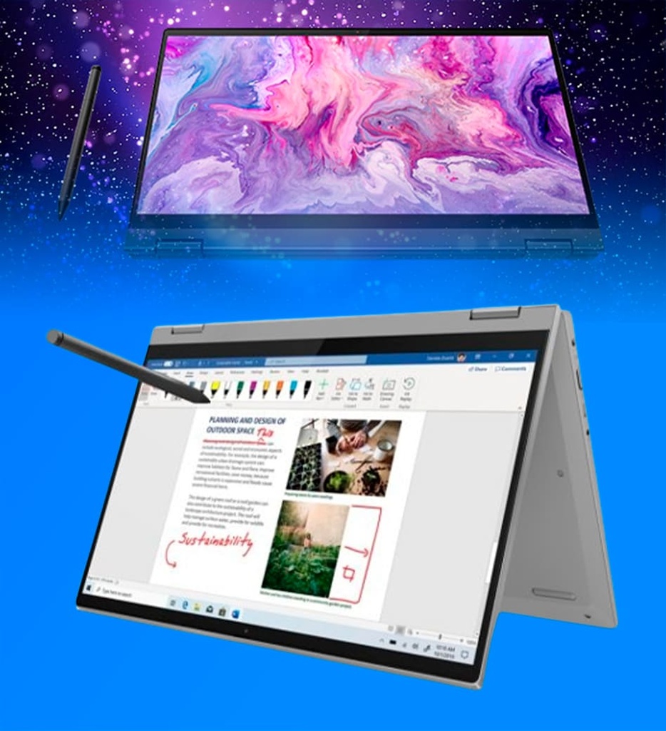 Laptop Lenovo Flex 5 14ARE05 2 en 1 AMD Ryzen 5 4500U 256GB SSD 8GB RAM 14" 1920x1080 Touchscreen Seminueva