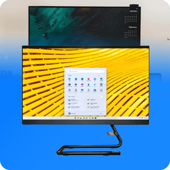 Computadora Todo en Uno Lenovo 3 22IIL5 Core i5-1035G4 256GB SSD 8GB RAM 21.5" 1920x1080 Touchscreen W10 Seminueva