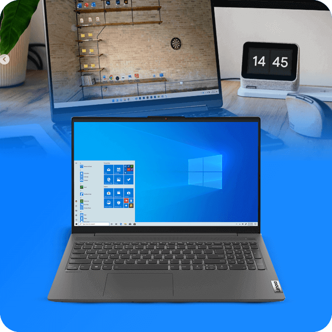 Laptop Lenovo 5 15ARE05 AMD Ryzen 5 4500U 256GB SSD 8GB RAM 15.6" 1920x1080 W10 Color Gris Oscuro Seminueva