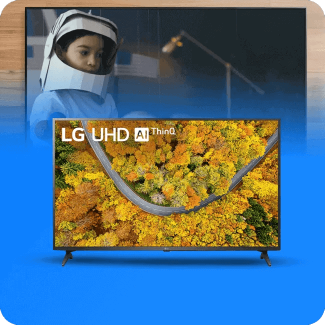 Televisor LG 55" UHD Smart TV 4K ThinQ AI