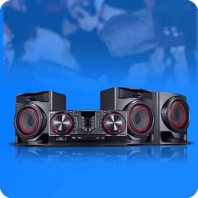 Equipo de Sonido LG XBoom CJ45 720W RMS Multi Bluetooth TV Sound Sync Karaoke