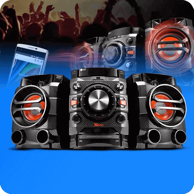 Equipo de Sonido LG XBoom CM4360 230W RMS Bluetooth TV Sound Sync