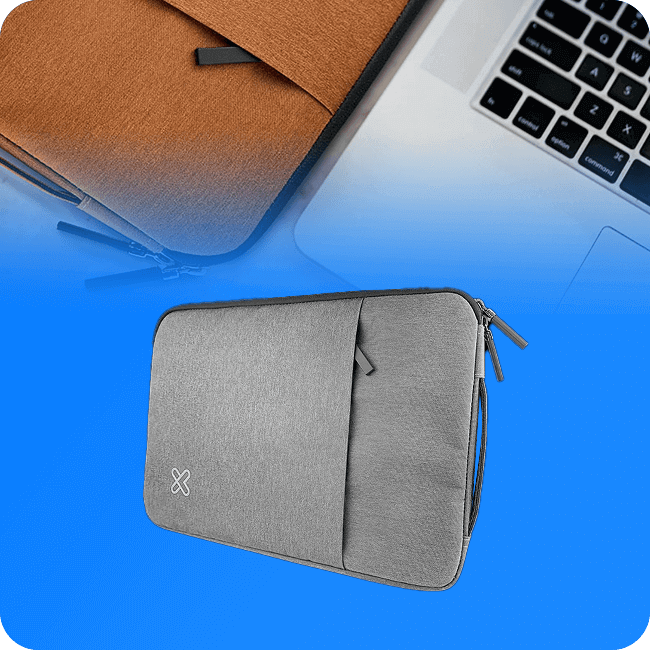 Funda para Laptop Klip Xtreme Squarepro KNS-420SV 15.6" Color Gris