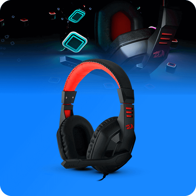 Headset Gaming Redragon Ares H120 3.5mm con Microfono Color Negro