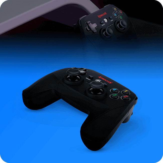 Control Gaming Redragon Harrow G808 Inalambrico Color Negro
