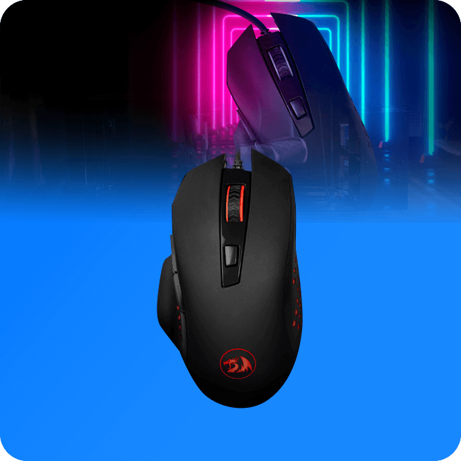 Mouse Gaming Redragon Gainer M610 USB Color Negro