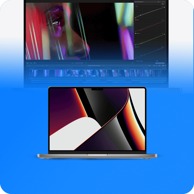 Laptop Apple MacBook Pro 14" M1 Pro 16GB RAM 512GB SSD MacOS Color Gris Espacial