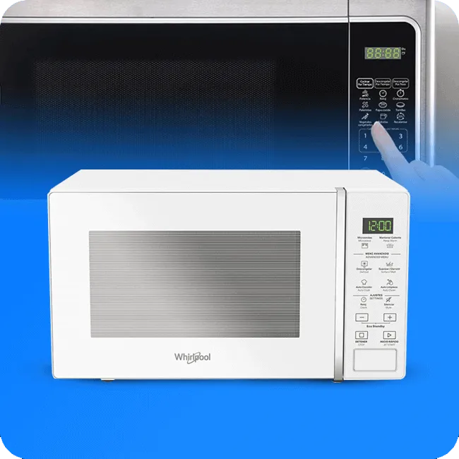 Microondas Whirlpool WM1807W 0.7P³ Color Blanco
