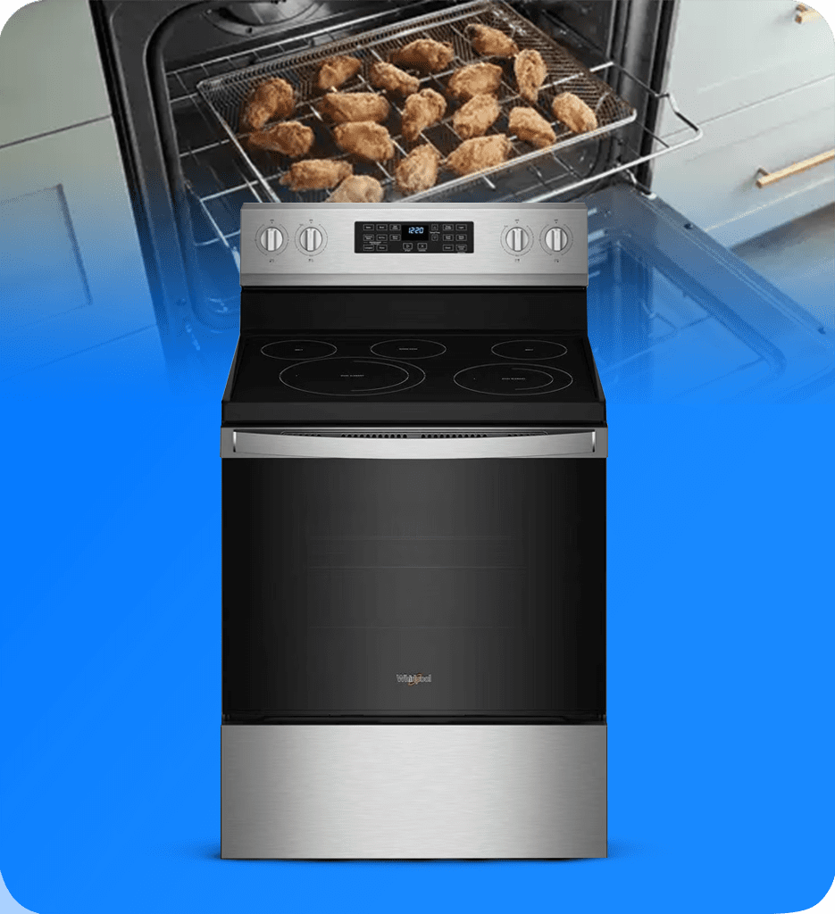 Estufa Whirlpool 30" Electrica con Airfryer
