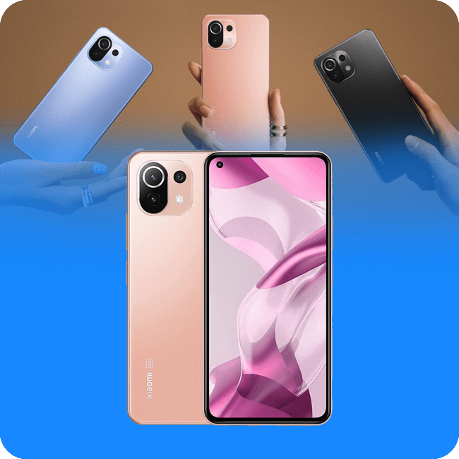 Celular Xiaomi 11 Lite 5G 8GB 256GB Color Rosa Melocoton