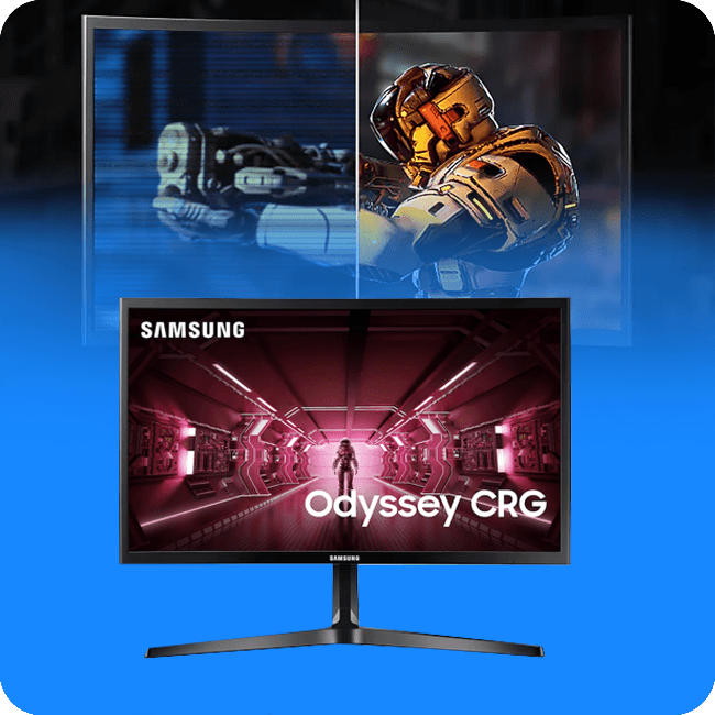 Monitor 24" Samsung LC24RG50FQNXZA 1920x1080 144Hz Display Port Curvo Freesync