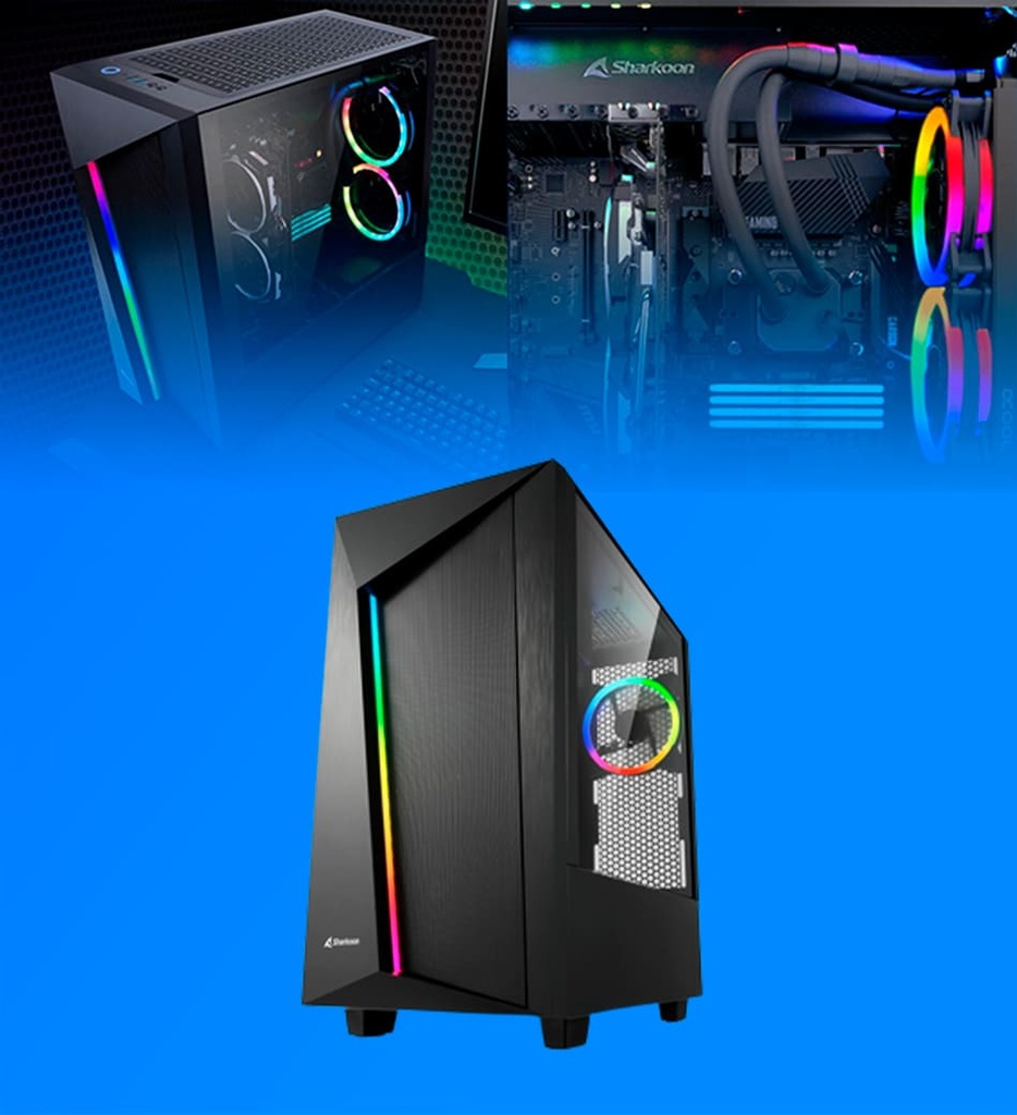 Case Sharkoon Gamer REV100 4044951030163