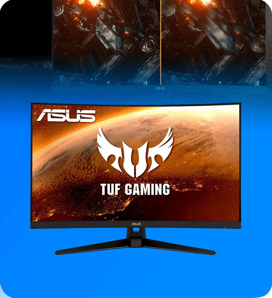 Monitor 32" Asus VG328H1B VA 1920X1080 165Hz 1Ms Hdmi Dp Curvo Negro Freesync