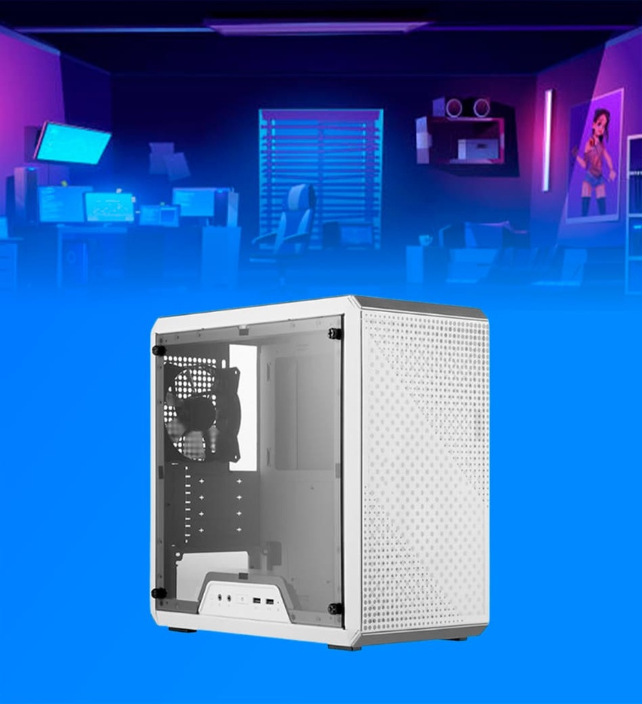 Case Cooler Master Q300L TUF MCB-Q300L-WANN-S00 Blanco