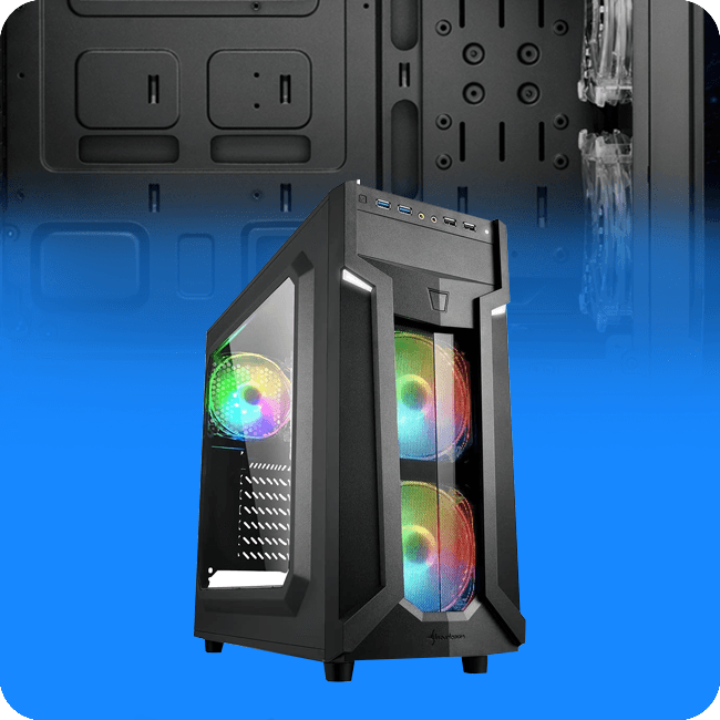 Case Sharkoon Gamer VG6-W RGB ATX 4044951026814
