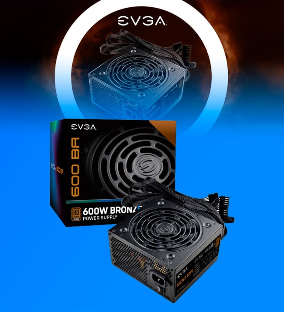 Fuente De Poder EVGA 600W Bronze 100-BA-0600-K1