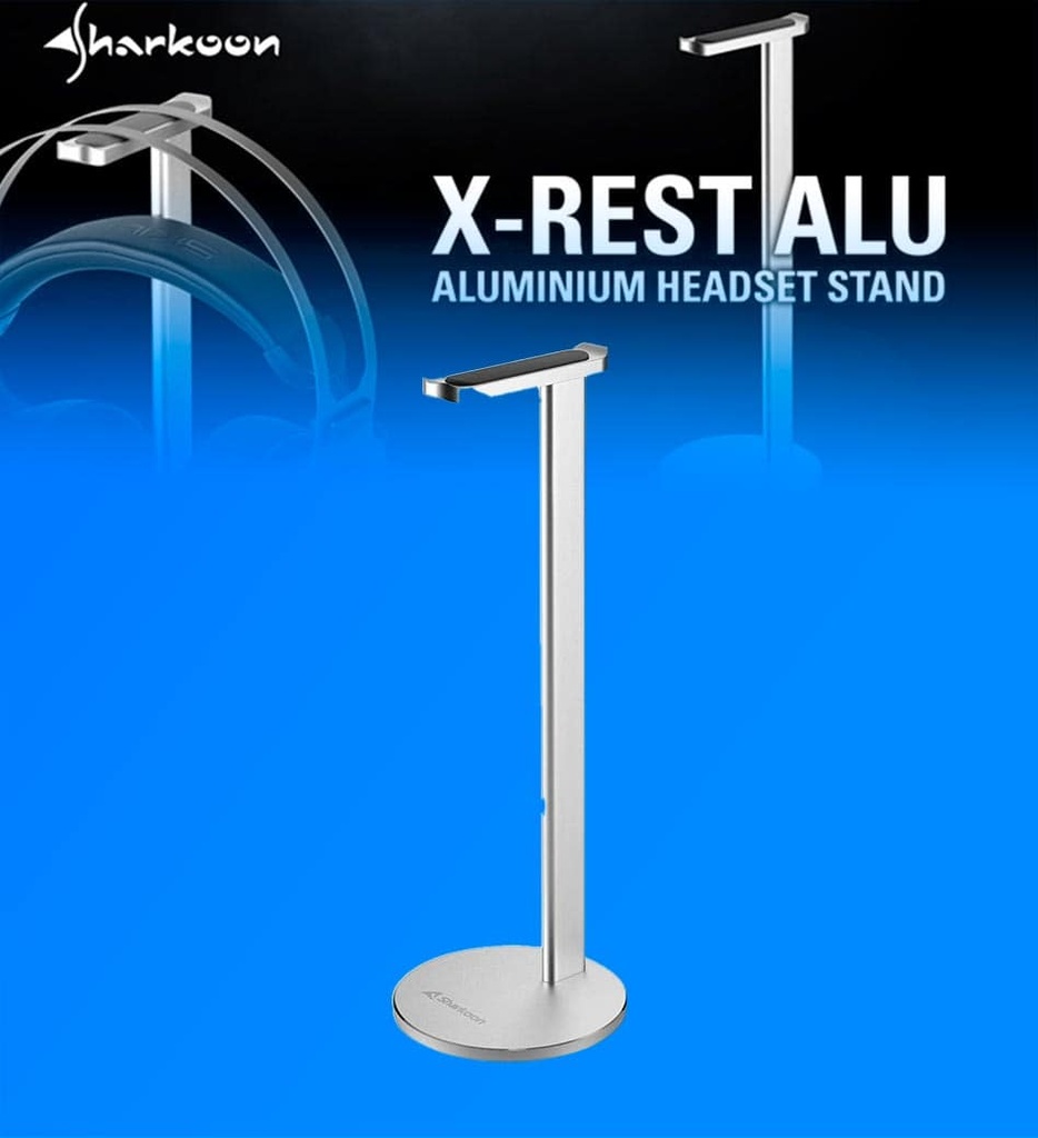 Soporte Para Headset Sharkoon X-Rest Alu 4044951028177