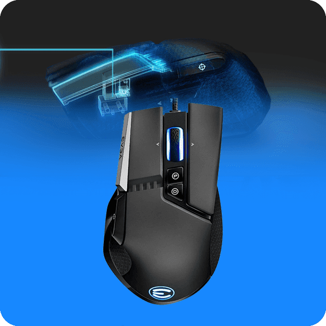 Mouse EVGA Gamer USB X17 903-W1-17BK-K3