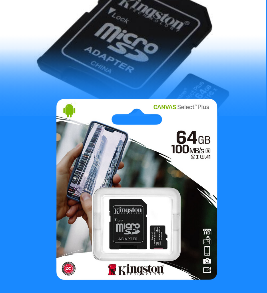Memoria Micro SD 64GB Clase 10 Kingston SDCS2/64GB