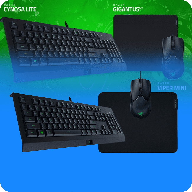 Teclado Mouse Y Mouse Pad Razer Bundle Level Up Us Layout Rz85-02741300-B3U1