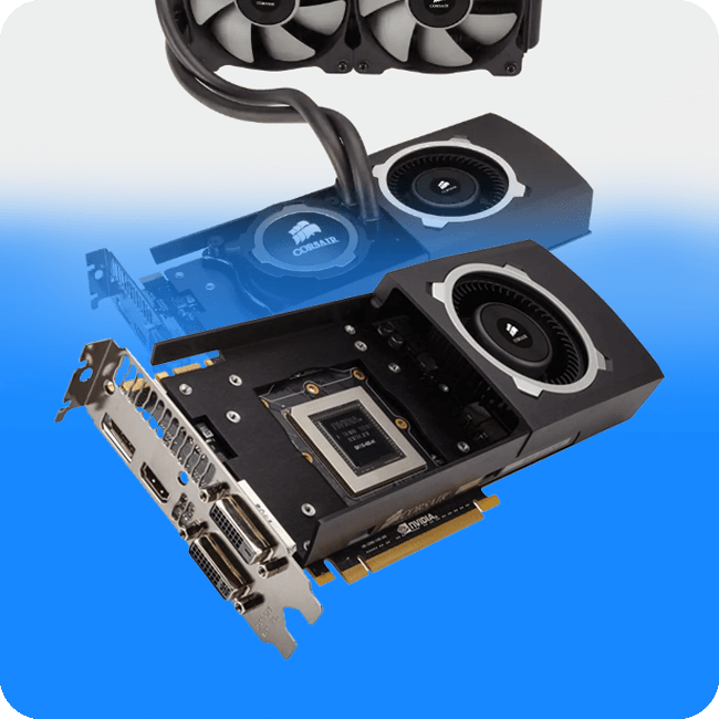 Abanico Corsair Hydro Series HG10 N780 GPU Liquid Cooling Bracket Nvidia CB-9060002-WW