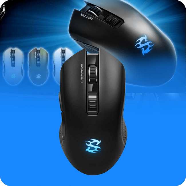 Mouse Sharkoon Inalambrico Skiller SGM3 Negro 4044951021543