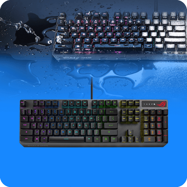 Teclado Asus USB XA05 Rog Strix Scope Rx 90MP0240-BKUA00