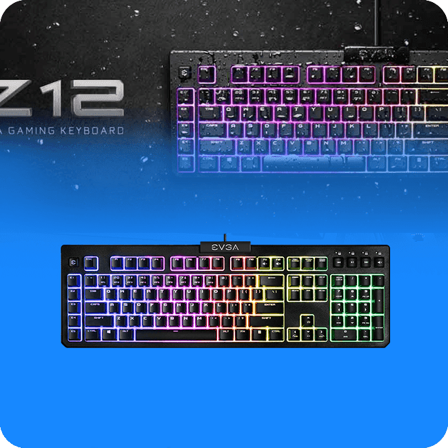 Teclado Evga USB Z12 RGB 834-W0-12US-KR
