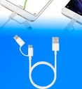 Cable Xiaomi Mi 2 en 1 USB Cable Micro USB a Tipo C 1 Metro