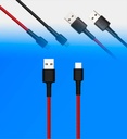 Cable Xiaomi Mi Braided USB Tipo C Cable Trenzado 1 Metro Color Rojo