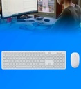 Combo de Teclado y Mouse Microsoft QHG-00033 Inalambrico Bluetooth 4.0 Español Color Blanco Glaciar