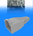 Bota Nexxt Para Conector RJ45 Bolsa de 100 Unidades Color Gris