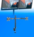 Bracket (Base) Para Monitor Argom ARG-BR-1602 Doble 32" Articulado con Abrazadera de Tornillo